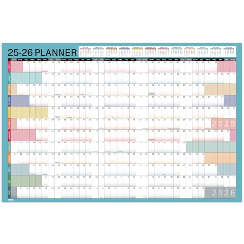 Yearly Dry Erase Wall Calendar