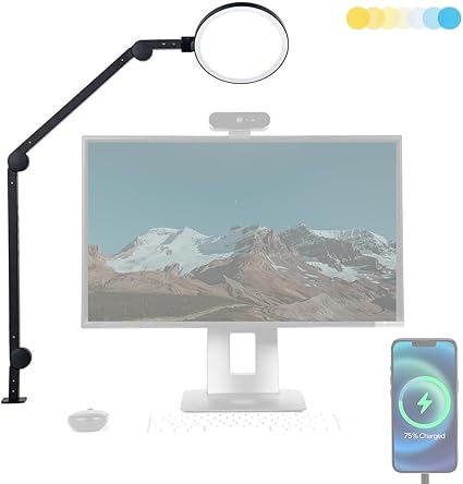 Edge Light Dimmable Desk Lamp