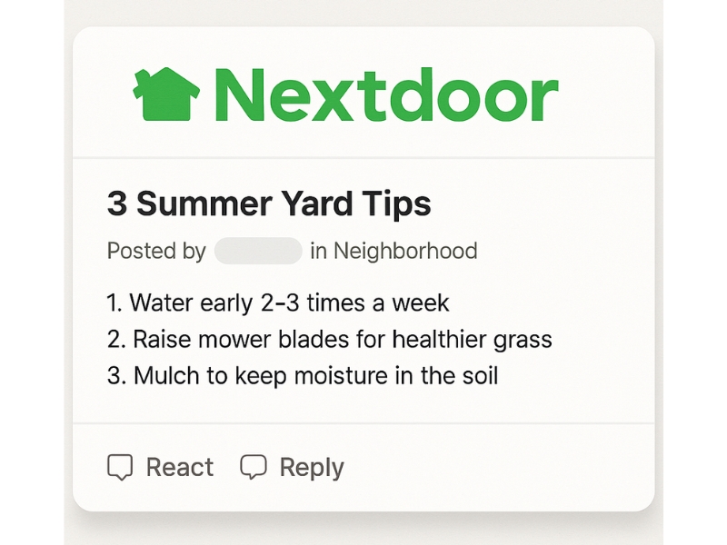 Creating a verified business profile and engaging with neighbors on Nextdoor