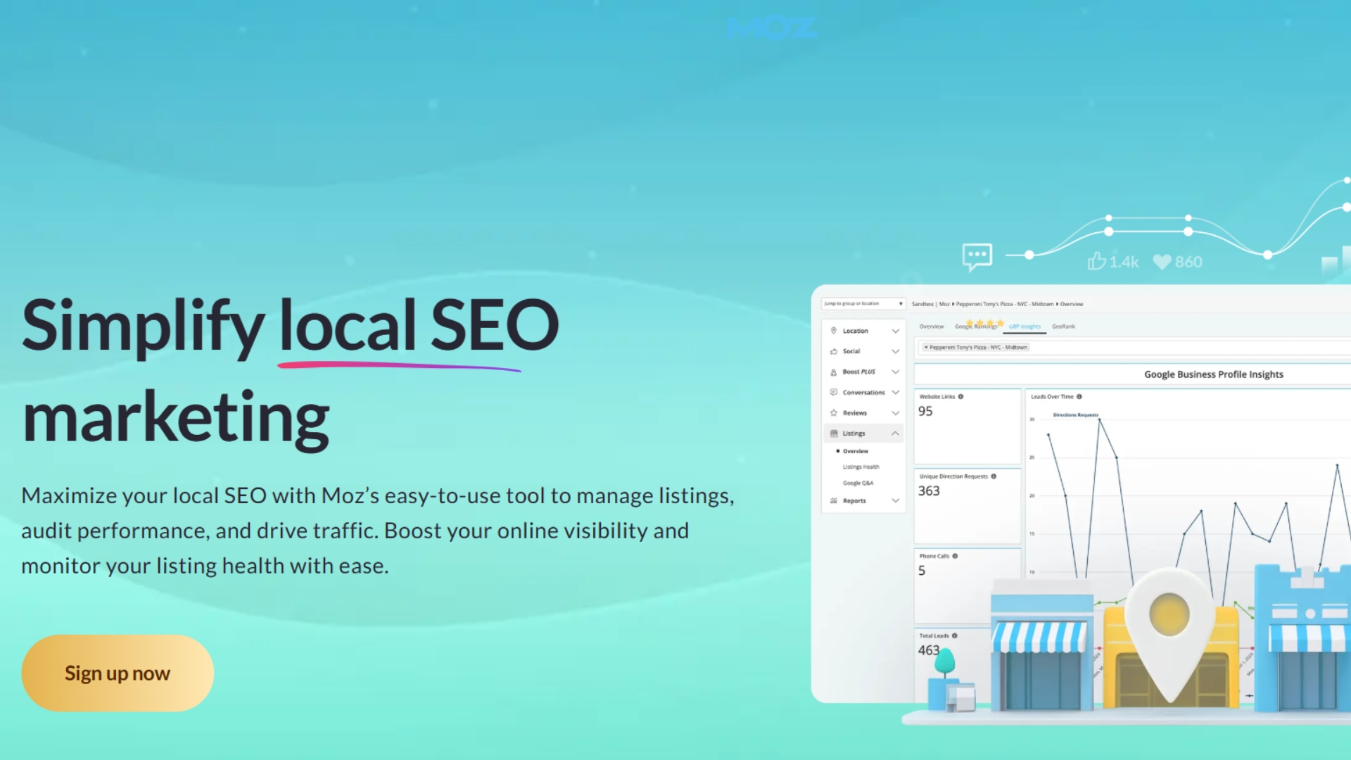 moz local homepage