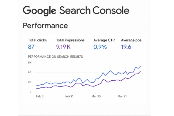google search console performance