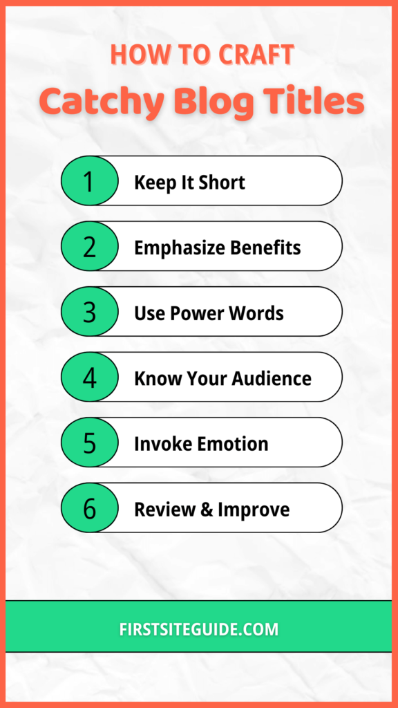 how to craft catchy blog post titles
